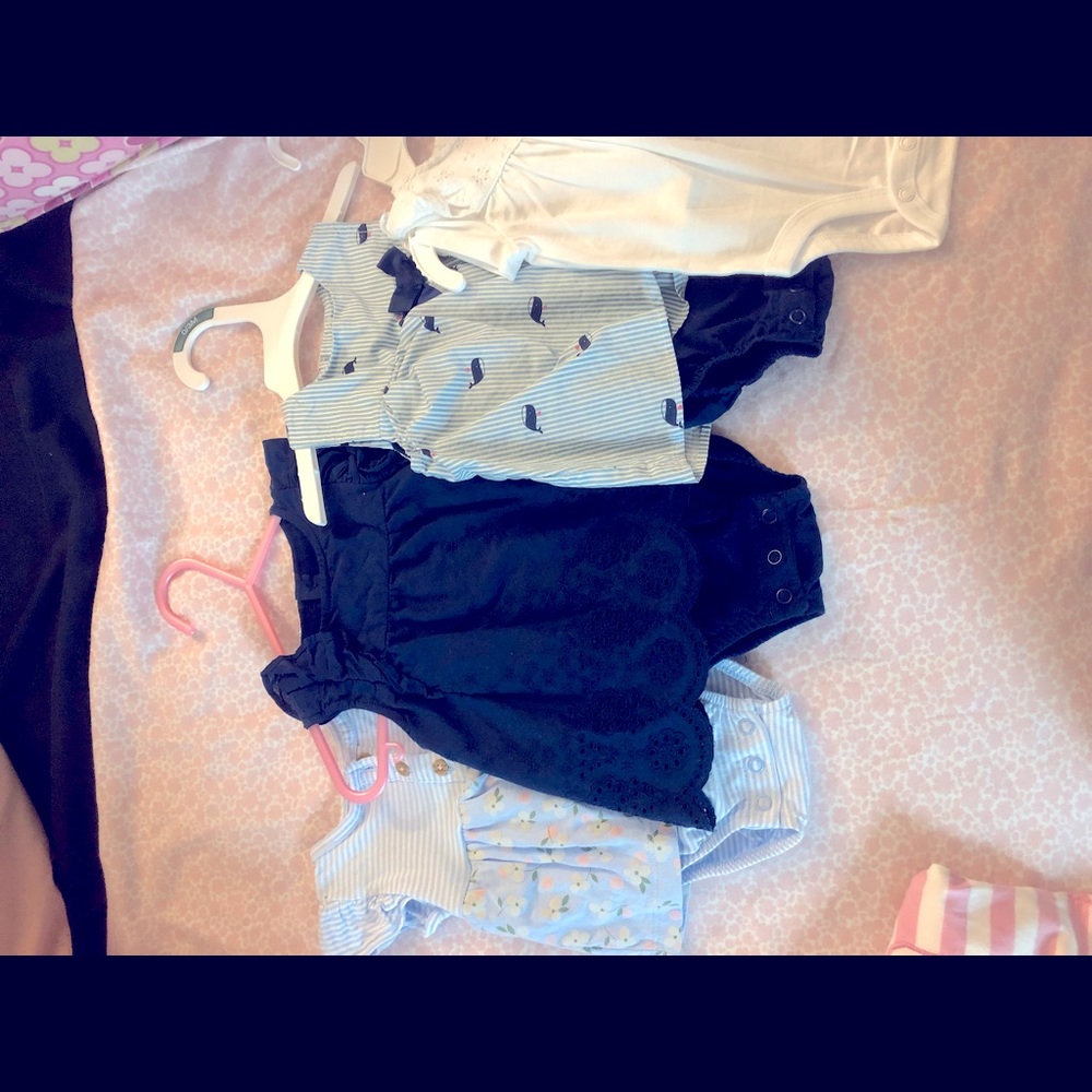Carter’s 0-3 one piece dress bundle